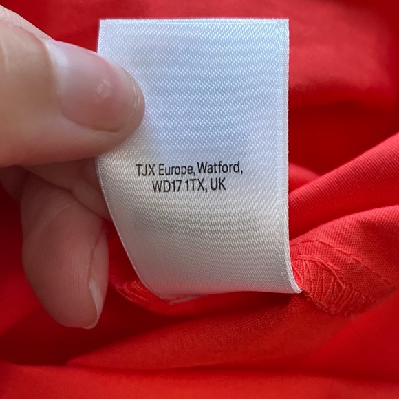 *NWT* Heyton Preppy Holiday Casual Chic Scalloped Hem Vibrant Cotton Mini Dress - Picture 9 of 9